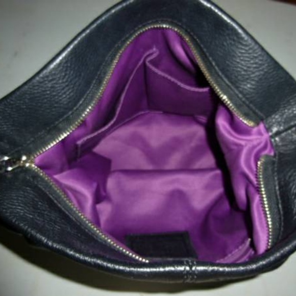 Coach Black Leather Carly Bag - Picture 6 of 8